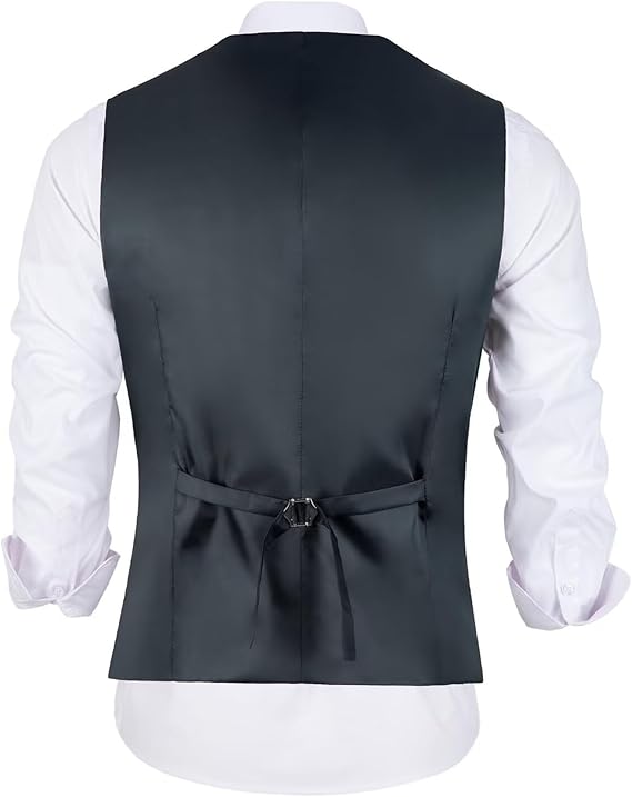 Men's Suit Slim Fit 2 Pieces Suits Set Grooms Tuxedos Business Wedding Prom Party Suit Vest and Pants