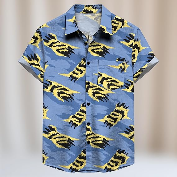 domirica Mens Short Sleeve Button Down Shirts Summer Business Casual Work Outfit Breathable Lightweight Shirt