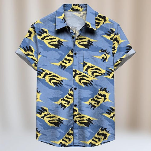 domirica Mens Short Sleeve Button Down Shirts Summer Business Casual Work Outfit Breathable Lightweight Shirt
